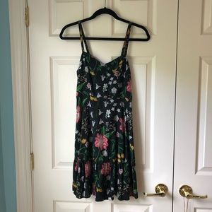Cotton floral sweetheart sundress